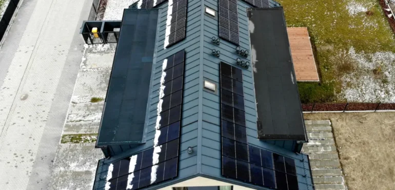 Fotowoltaika na budynku mieszkalnym