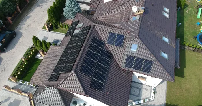 Instalacja fotowoltaiczna Juszkowo pomorskie na dachu budynku domu jednorodzinnego