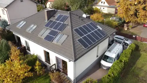 Instalacja fotowoltaiczna Pruszcz Gdański (pomorskie) na domu jednorodzinnym o mocy 5,985 kW