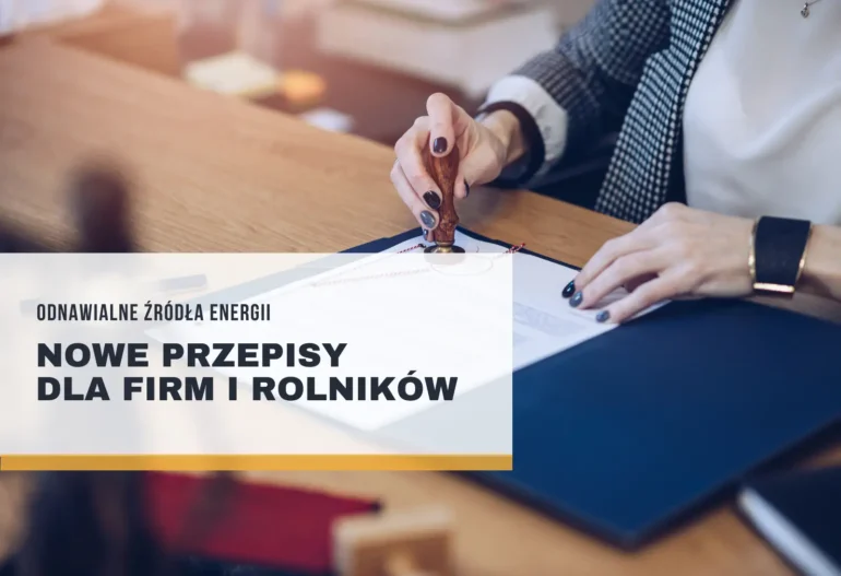 Odnawialne Źródła Energii nowe przepisy OZE