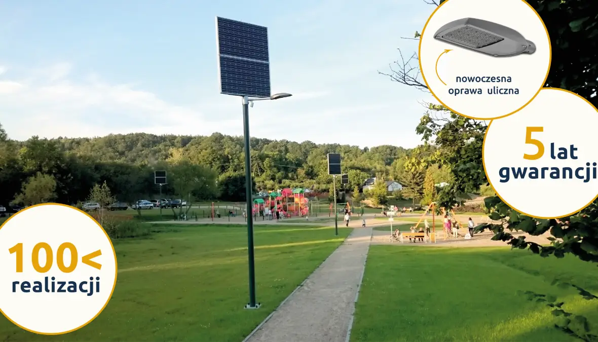 Lampa solarna uliczna LED Suncurrent