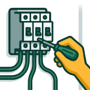Połączenie instalacji chłodniczej i elektrycznej
