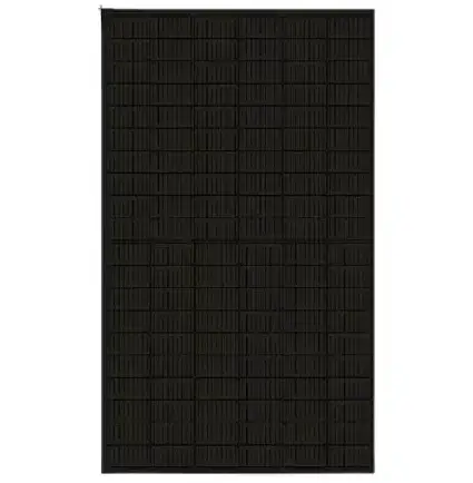 Monokrystaliczny panel fotowoltaiczny Full Black o mocy 370W z technologią PERC i półogniwami